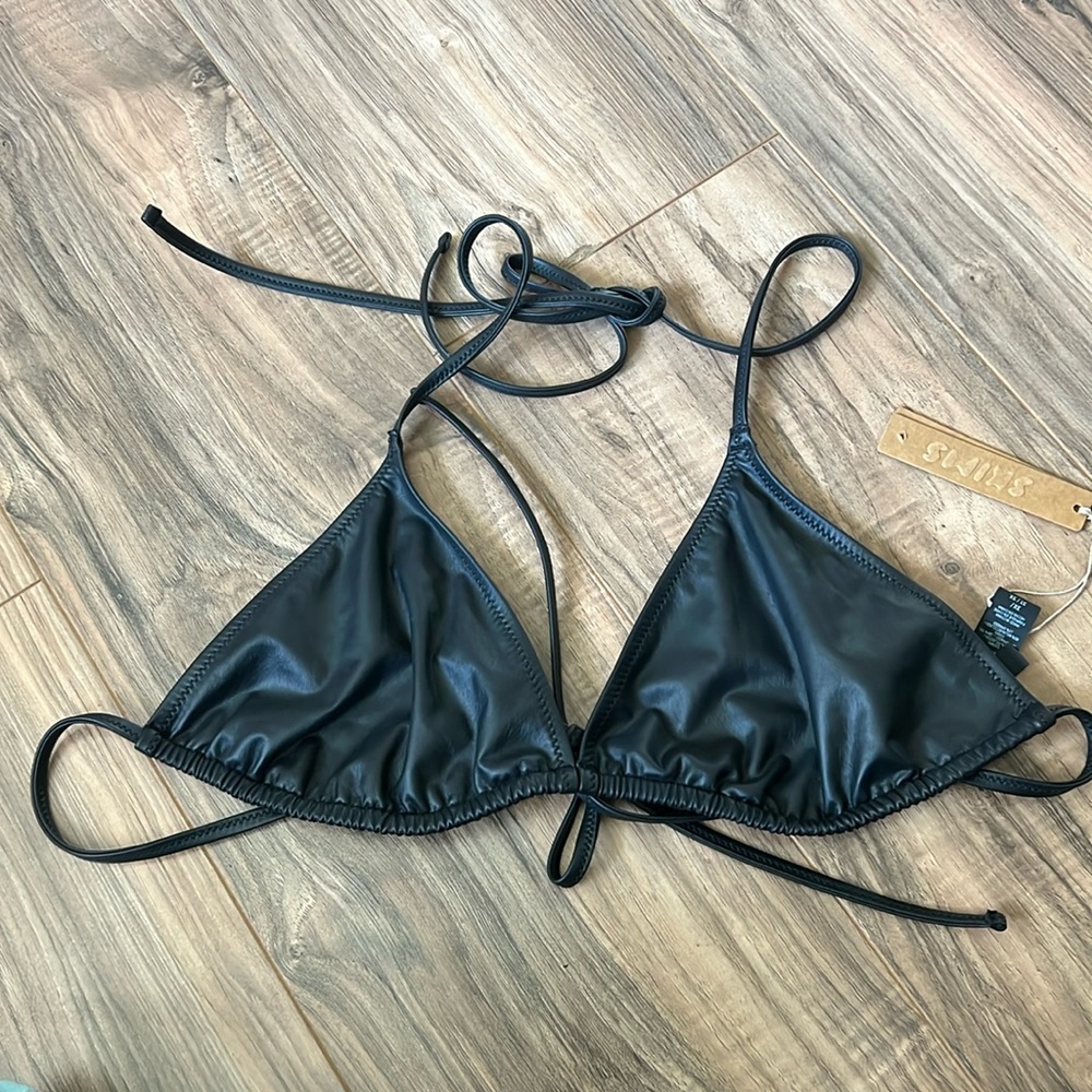 Skims Micro triangle bikini top
